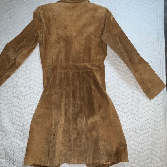 Classic express leather trench coat - Picture 2 of 2